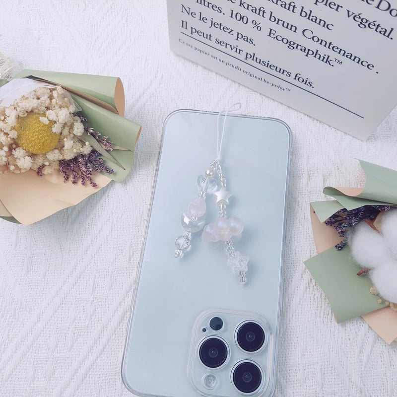 cioatu 1-4PCS Cute Phone Charms Aesthetic Y2K Cell Phone Charms Strap Strawberry Butterfly Star PhoneCharm Y2K Accessories for Bag Keychain Airpods Camera Pendants Decor - Image 5